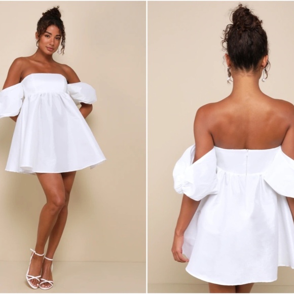 LULUS Mystery ***BRIDAL BUNDLE*** Shower Honeymoon Bachelorette Reception Elope - Picture 14 of 16